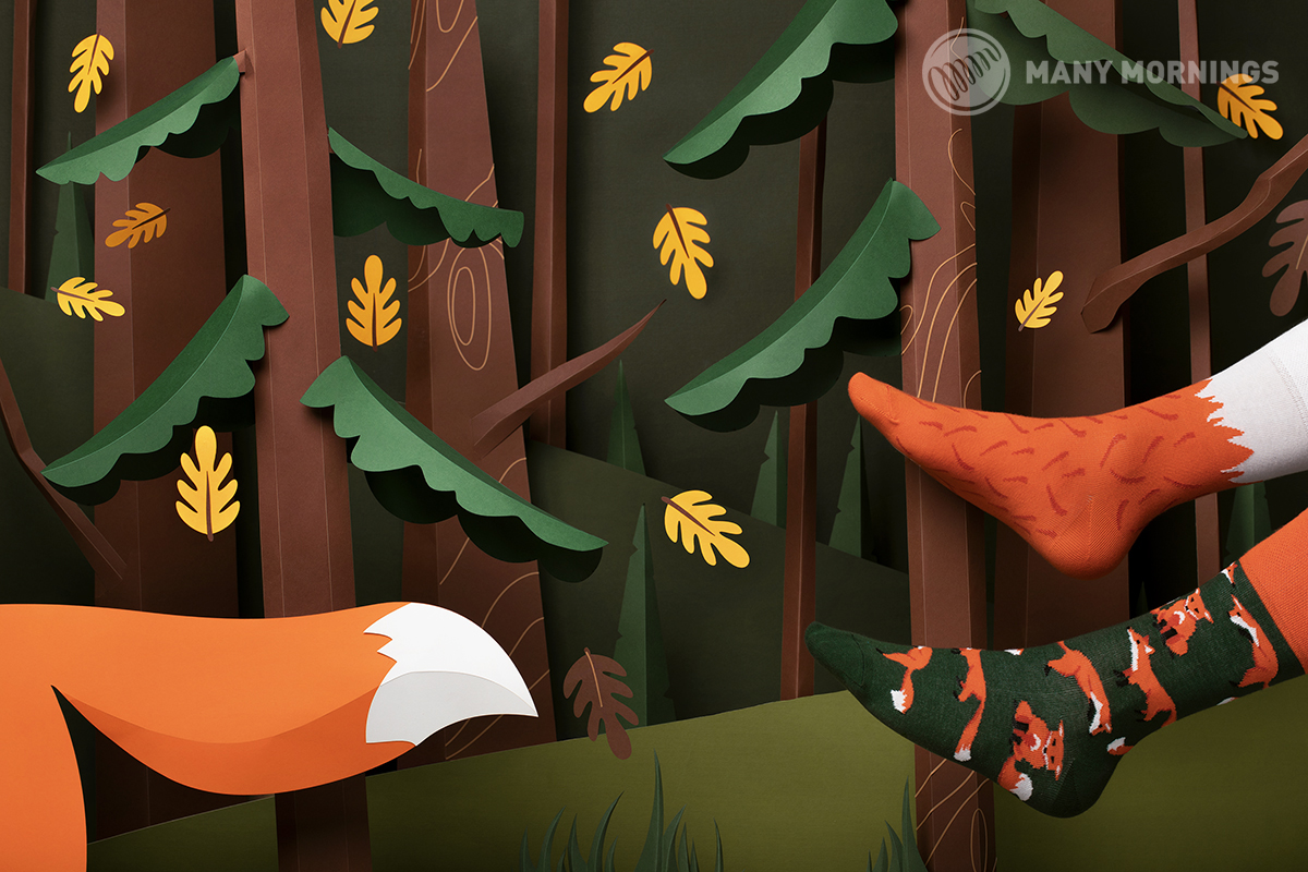 SOKKEN THE RED FOX-35-38 - Afbeelding 2