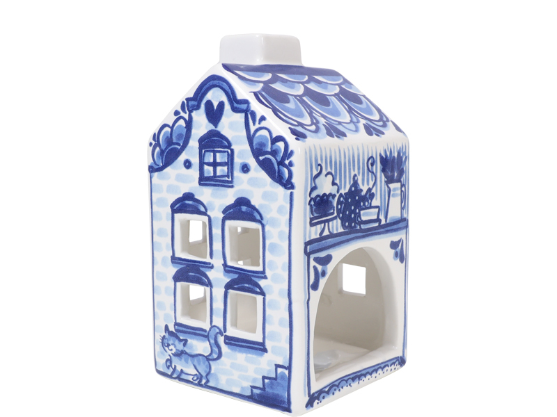 Theelicht huisje Delfts Blond Amsterdam