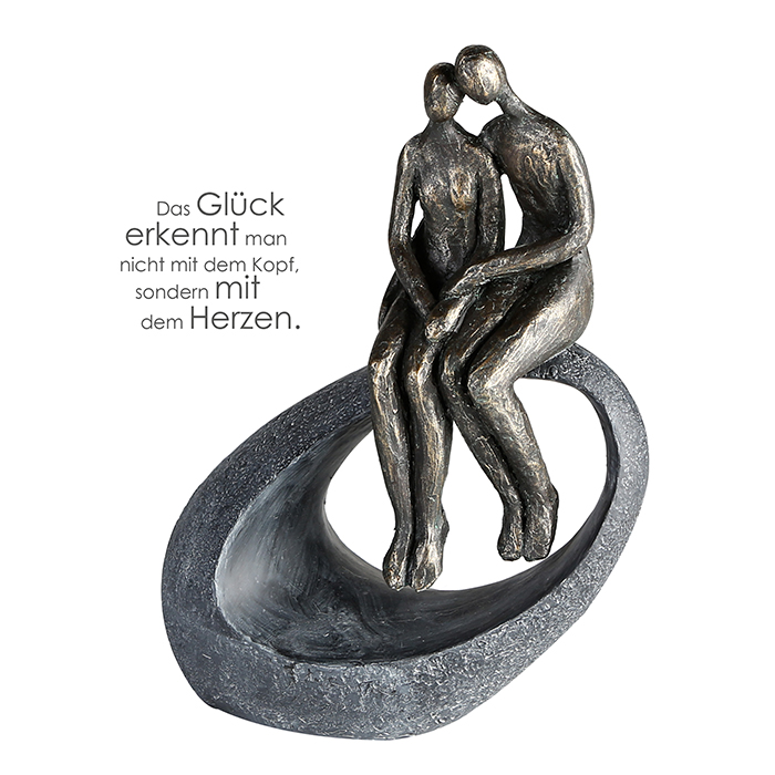 Sculptuur "Moment" poly brons kleur