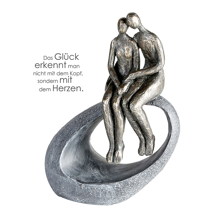 Sculptuur "Moment" poly brons kleur - Afbeelding 4