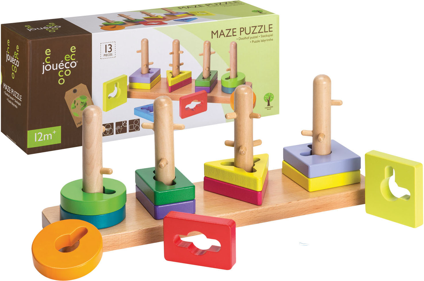 Jouéco® - Doolhof puzzel