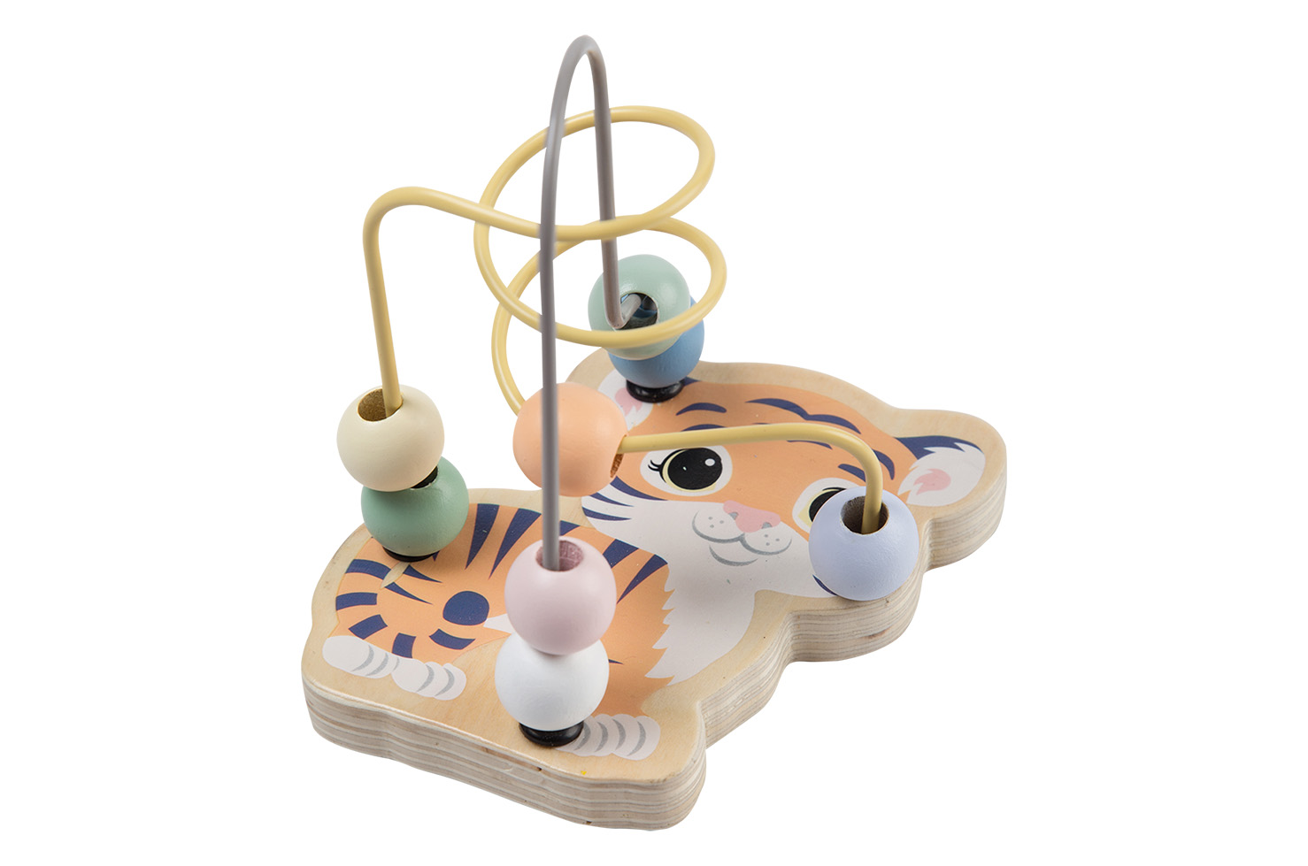 Jouéco® - The Wildies Family Kralenbaan met dierenprint, 4 a - Afbeelding 2