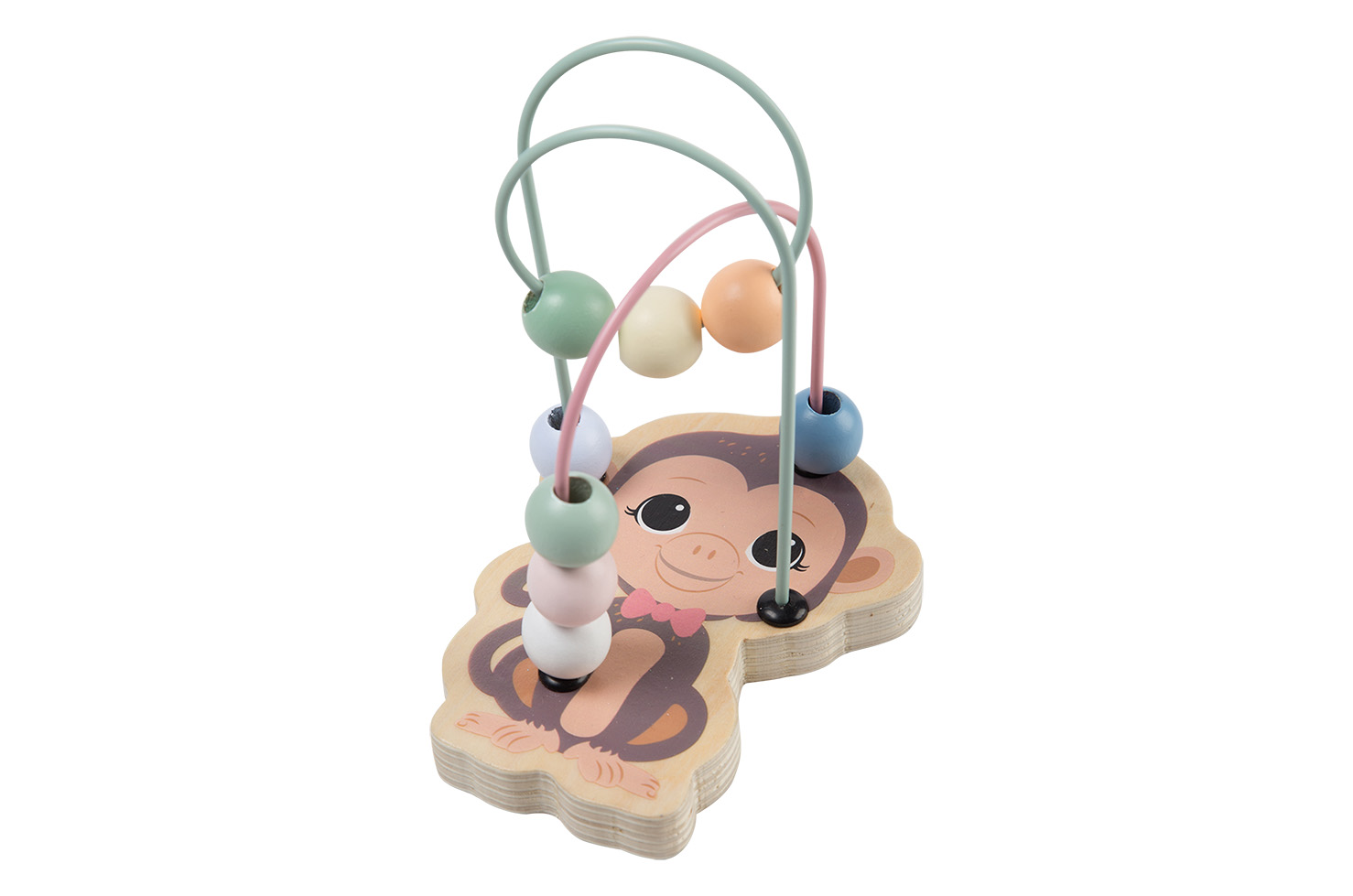 Jouéco® - The Wildies Family Kralenbaan met dierenprint, 4 a - Afbeelding 3