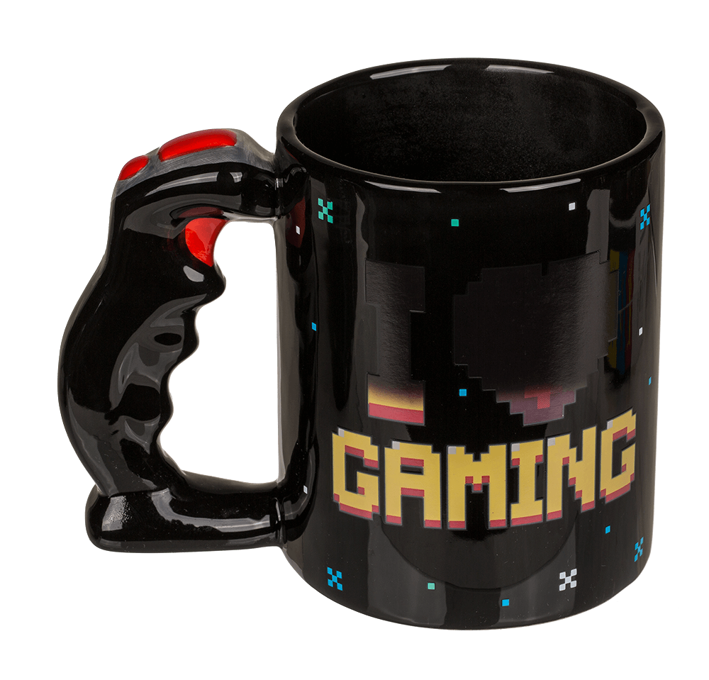 Mok I Love Gaming met thermal effect ±320ml H:±10x12cm ceramic - Afbeelding 2