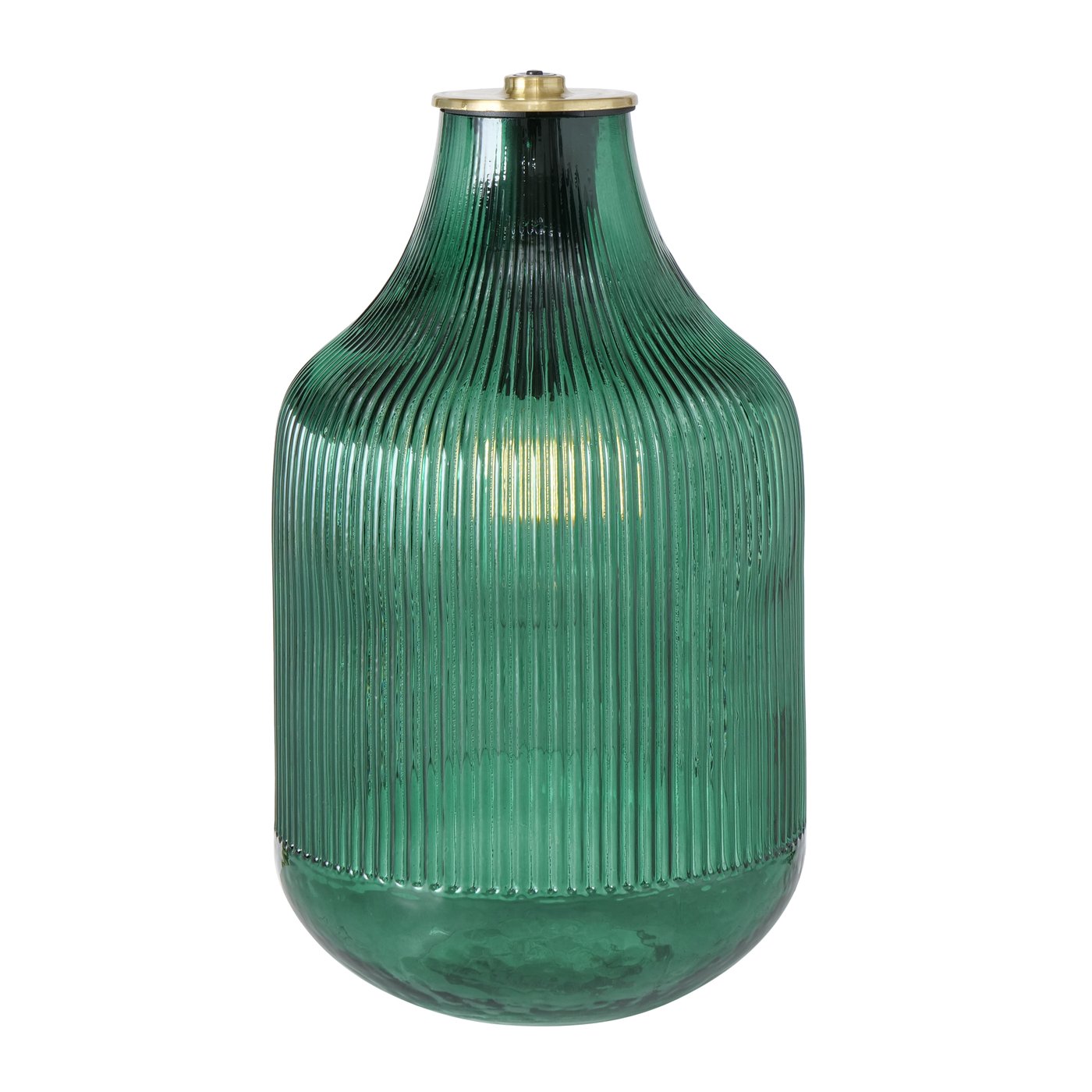 Tafellamp Malina, LED, H 30cm, D 18cm, IJjzer, Glas