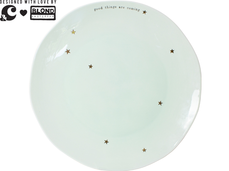 &C PLATE 26 CM: AQUA