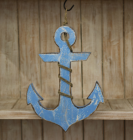 Anker 30x40cm - Groen&amp;blauw
