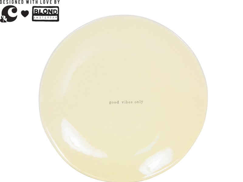 &amp;C: PLATE 22 CM PALE YELLOW