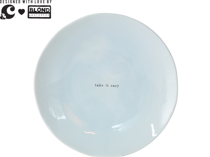 &amp;C: PLATE 22 CM LIGHT BLUE