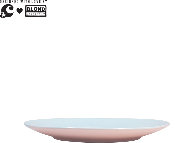 &C: PLATE 22 CM LIGHT BLUE - Afbeelding 2