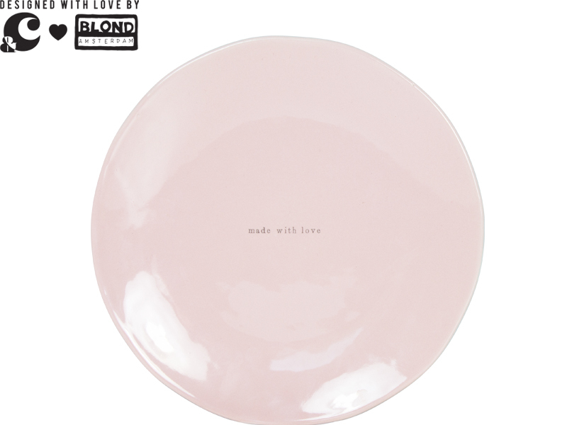 &C: PLATE 22 CM:PINK
