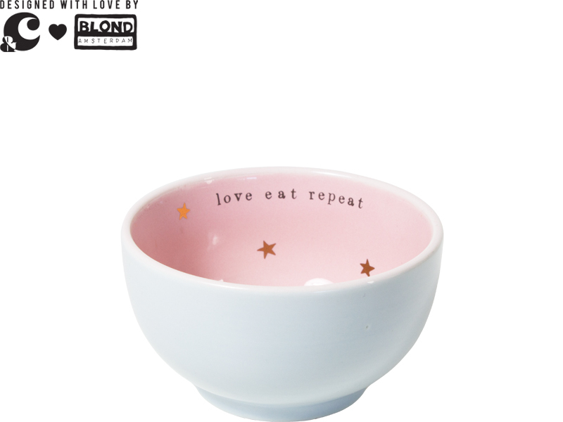 &C SNACK BOWL: LIGHT BLUE