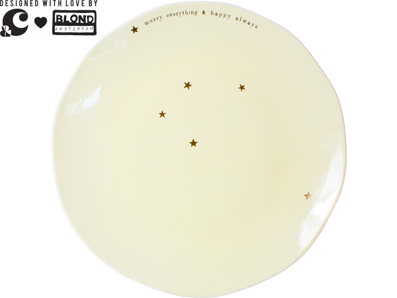 &amp;C PLATE 26 CM: PALE YELLOW