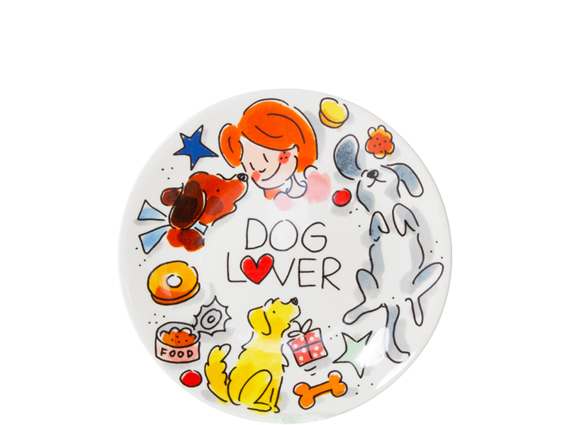 Petit four 12 cm dog lover Blond Amsterdam
