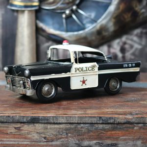 Metal Politieauto 32x 13 cm