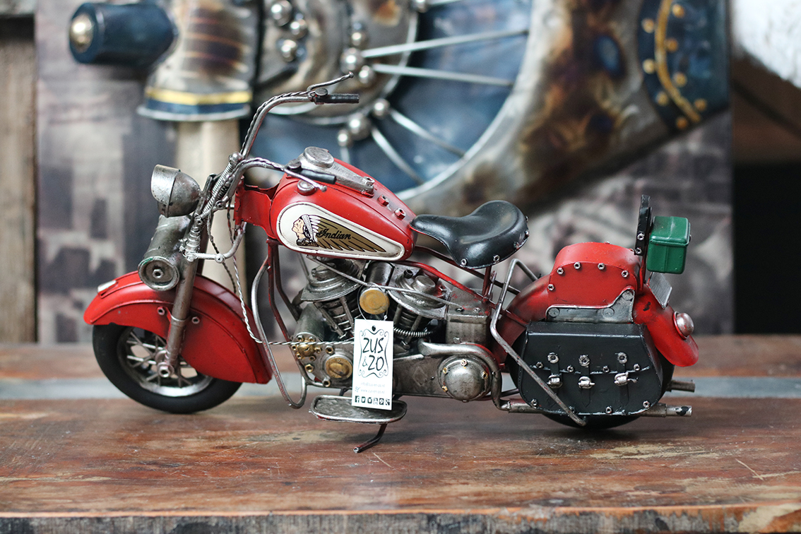 Metal Motor XL Rood 42 x 21 cm - Afbeelding 3