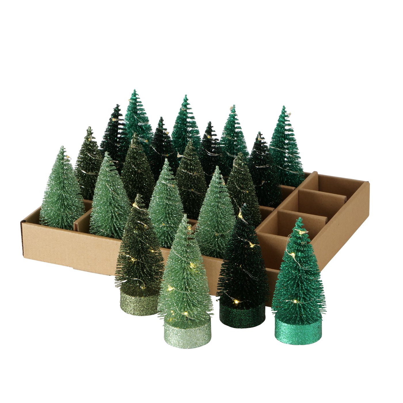Decoratief object Forsty , 4 soorten, Christmas tree, 10 cm