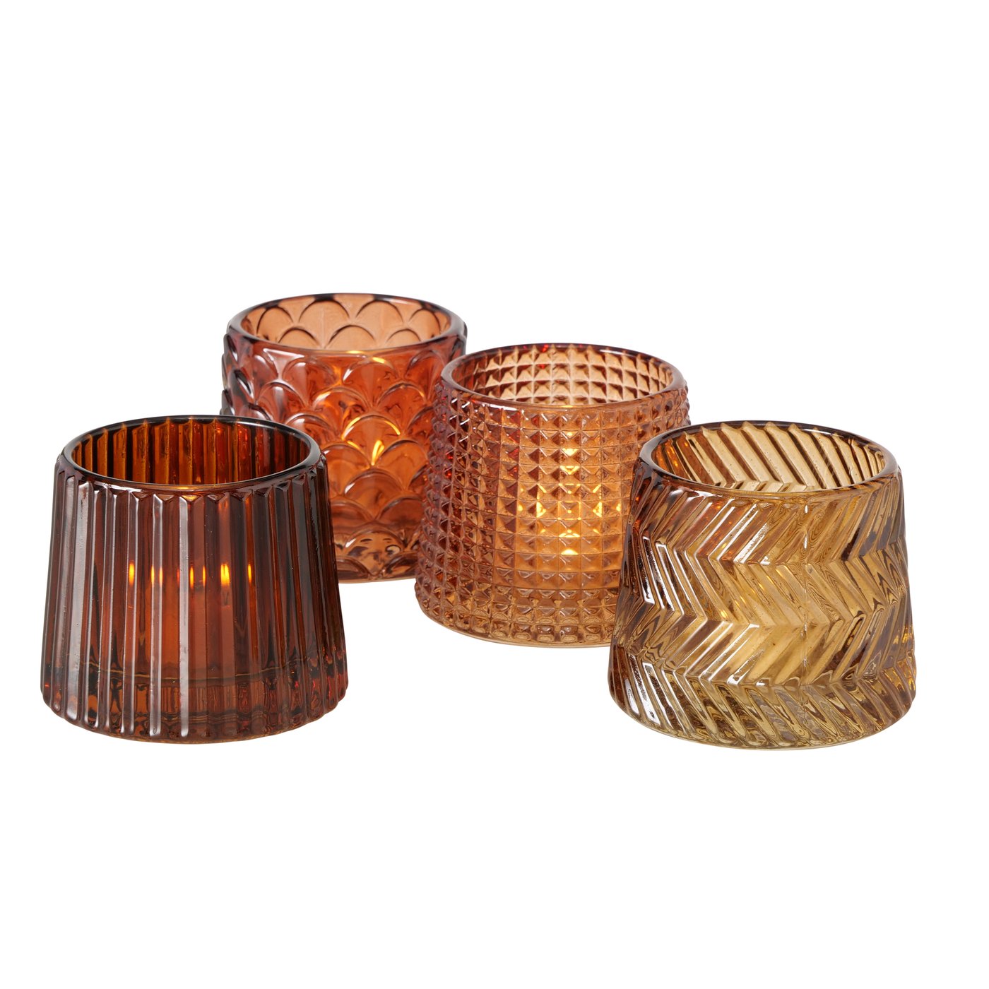 Windlicht Sabena, 4 soorten, 7x8 cm