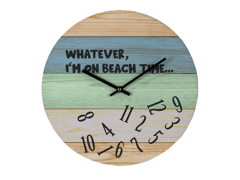 Klok I am on Beach Time 34cm