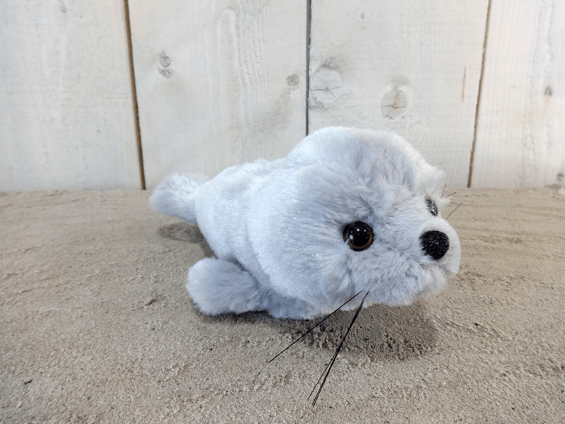 Zeehond soft liggend grijs 24cm