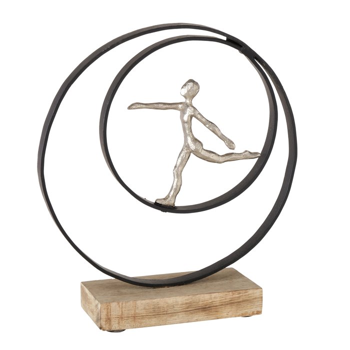 Decoratief beeld Vincley, rond, H 35cm, Mango
