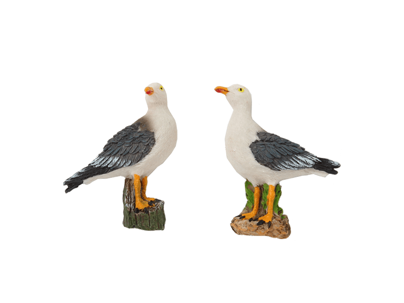 Magneet staande meeuw | 2 soorten