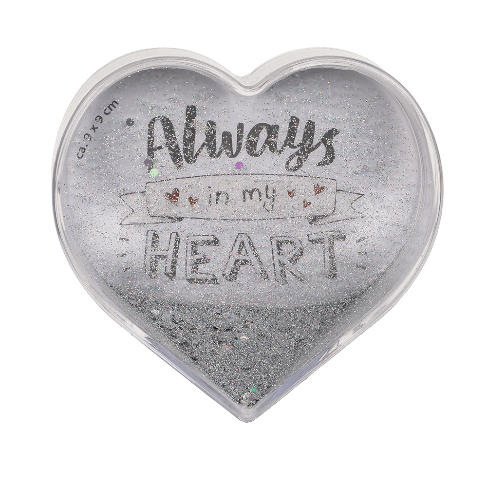 3D schubal hart,voor 1 foto: 9 x 9 cm - Afbeelding 2