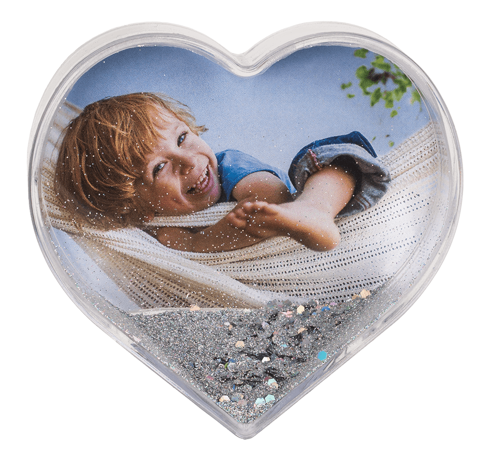 3D schubal hart,voor 1 foto: 9 x 9 cm - Afbeelding 3