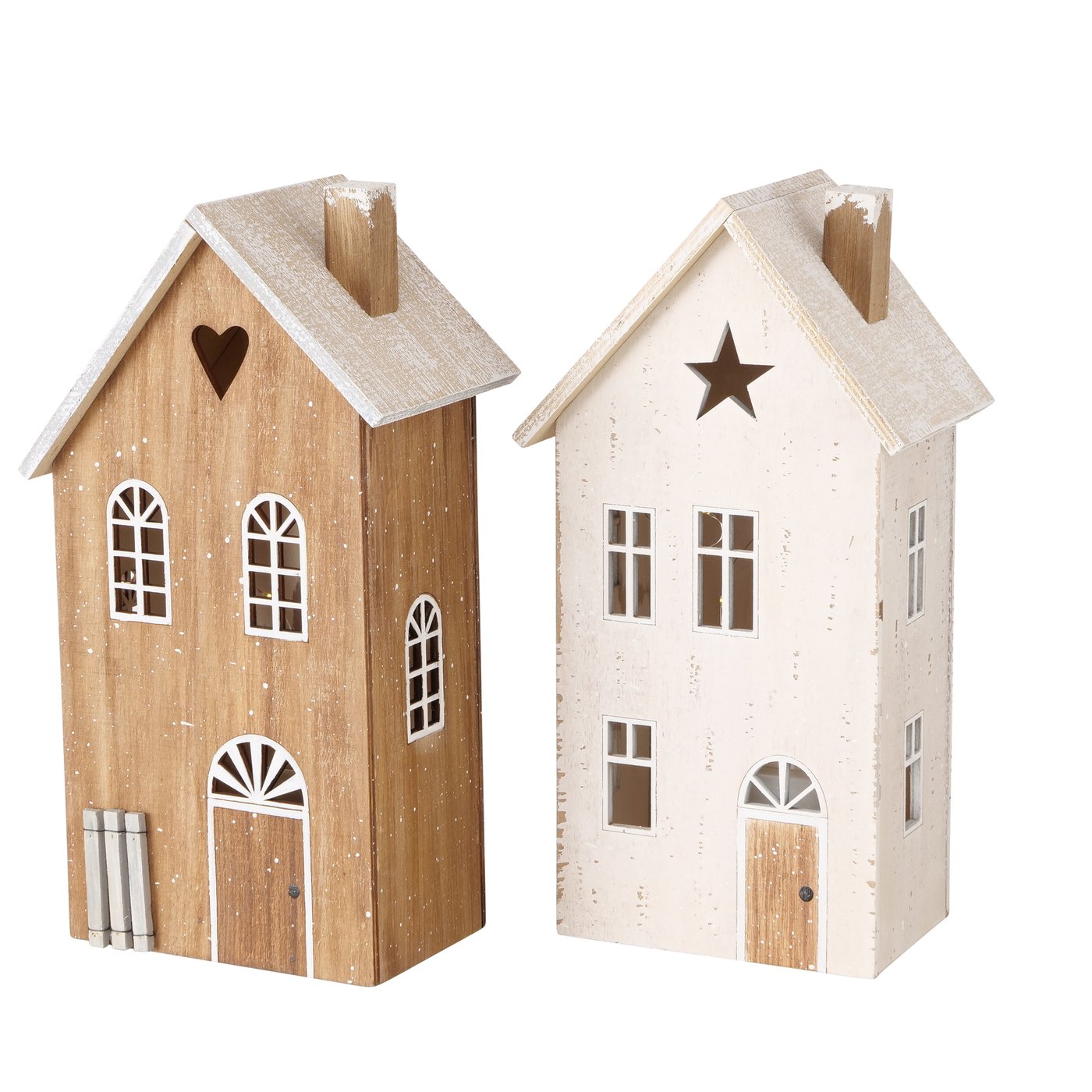 Object Huis, 2 soorten, LED, H 29,00 cm,