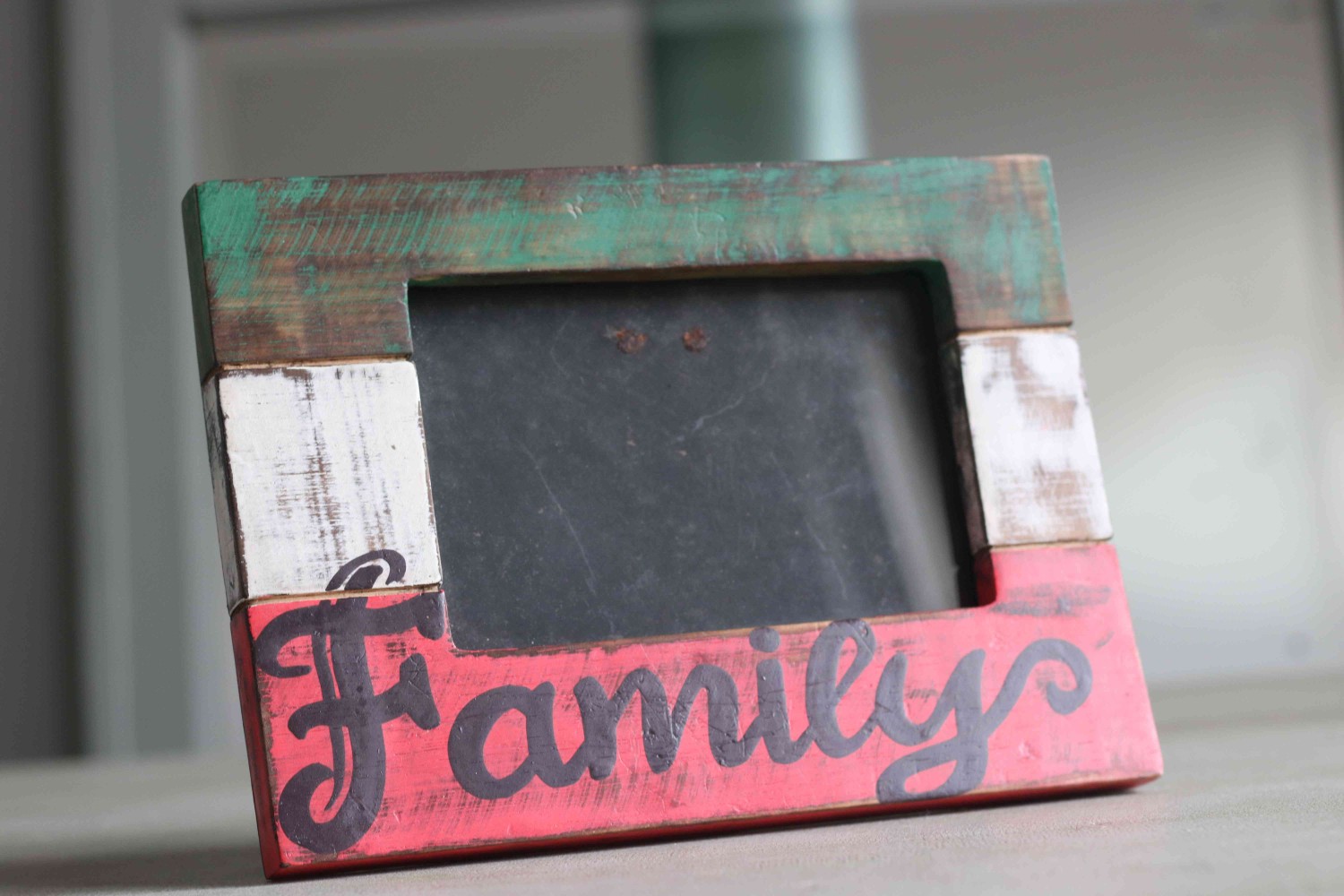 Fotolijst cursief family groen/wit/rood - Afbeelding 2