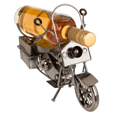 Metal bottle holder, Motorbike III, ca. 34 x 21 cm