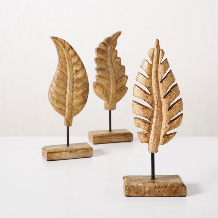 Blad MNG, Hout op staander, 3 ass. - Afbeelding 2