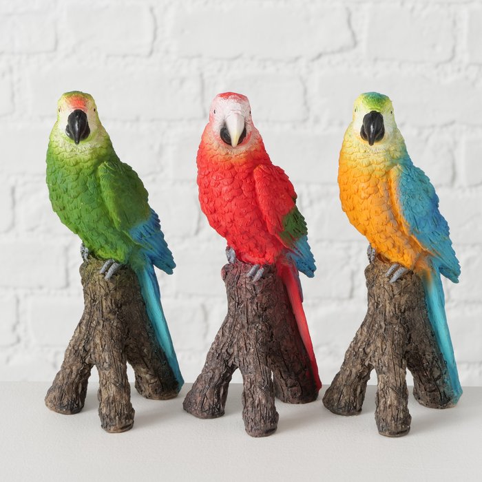 Parrot Lois 3sort H21cm polyresin 36 - Afbeelding 2