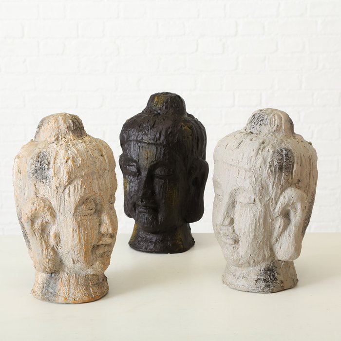 Buddha head Layana 3ass H38cm
