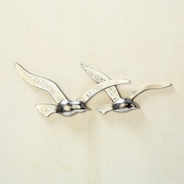 Wall object birds 2p W35cm alu 6 - Afbeelding 2