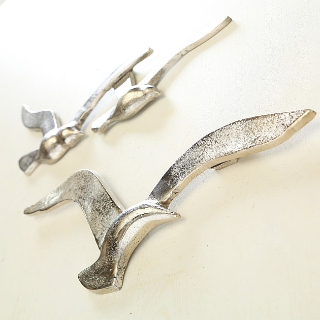 Wall object birds 2p W35cm alu 6 - Afbeelding 3