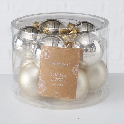 Ball 10p D6cm Champagner glass