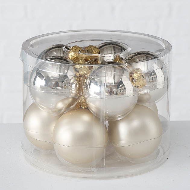 Ball 10p D6cm Champagner glass - Afbeelding 2