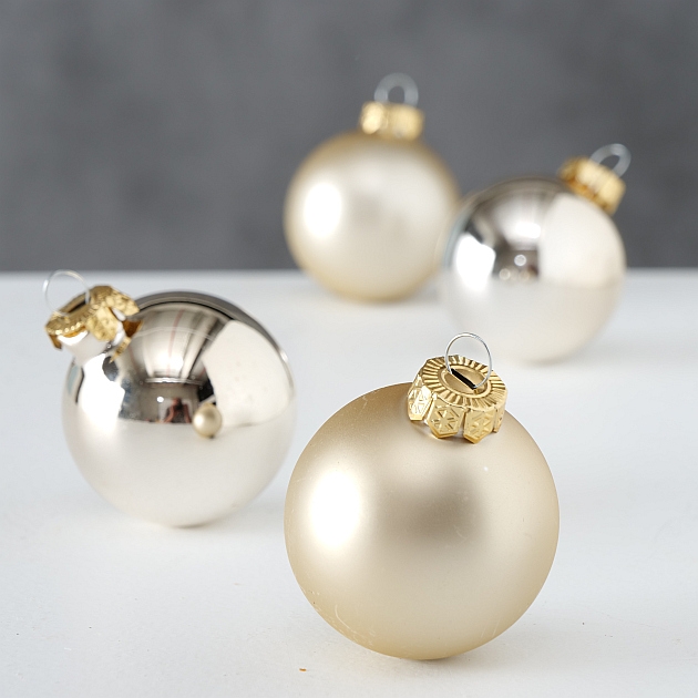 Ball 10p D6cm Champagner glass - Afbeelding 3