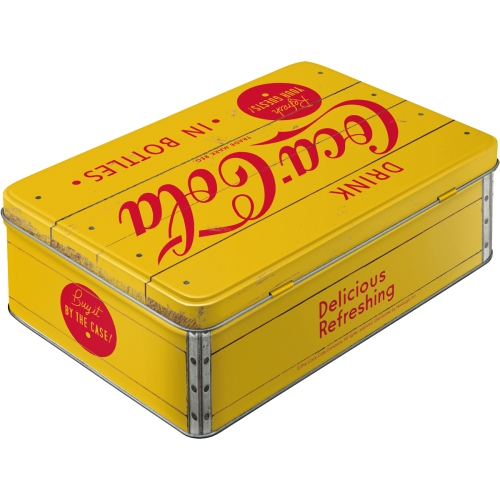 Tin Box Flat 3D Coca-Cola Logo Yellow 3D - Afbeelding 2
