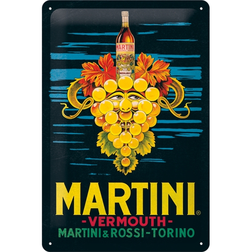Tin Sign 20 x 30 Martini - Vermouth Grapes