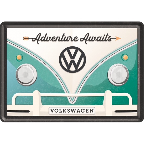 Metal Card VW Bulli Adventure