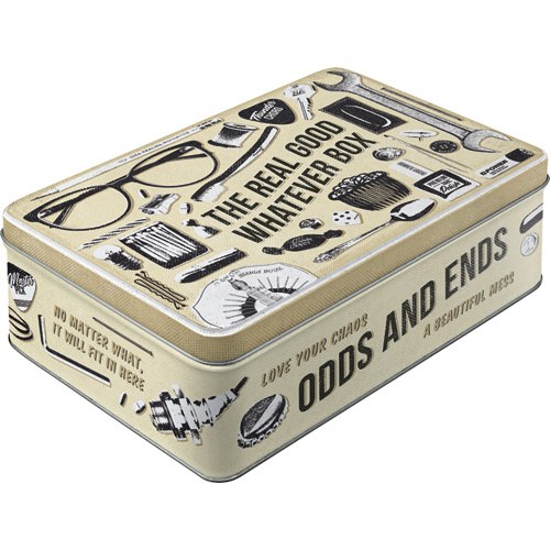 Tin Box Flat Whatever Odds & Ends Box