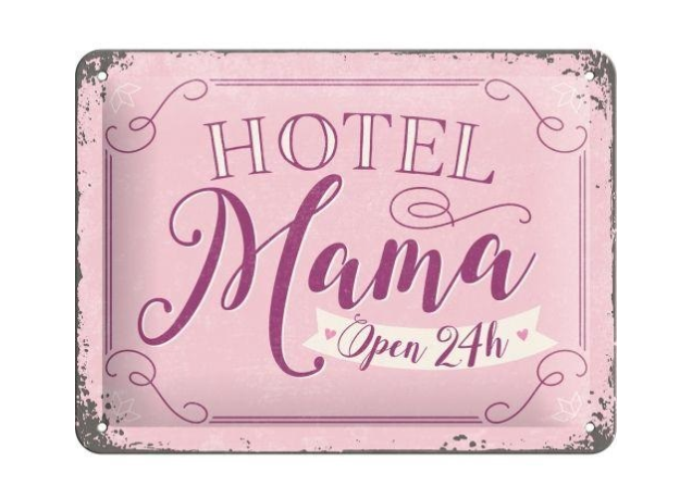 Tin Sign 15x20 cm Hotel Mama