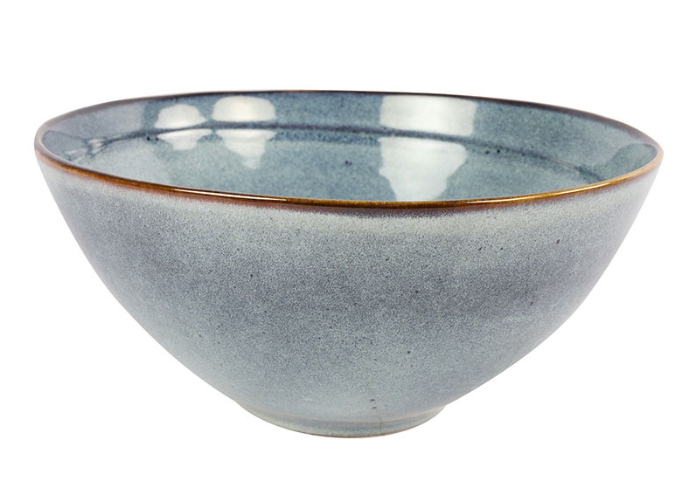 Serveerschaal ov Yarah L blauw
