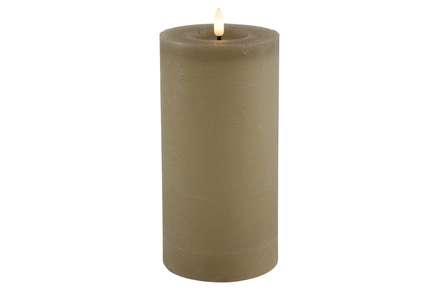 Stompkaars rustiek Ø10CM LED ro Lyon L beige