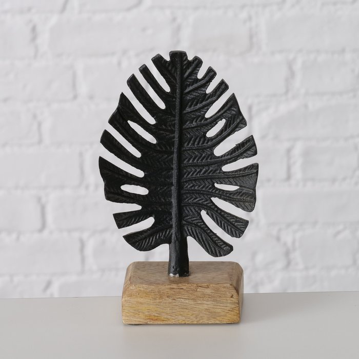 Decoratief beeld blad Acera 17 cm