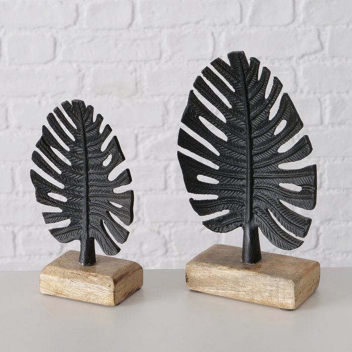 Decoratief beeld blad Acera 21 cm - Afbeelding 2