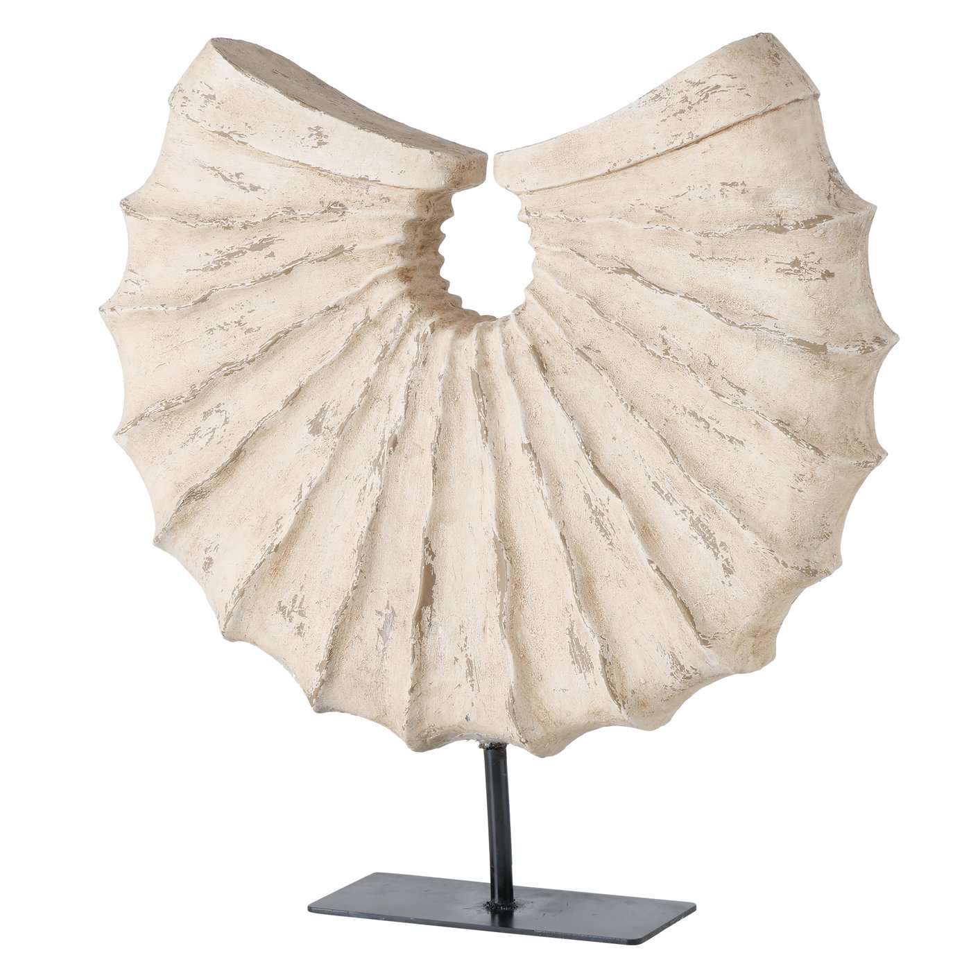 Decoratief object, Rond, Magnesia naturel