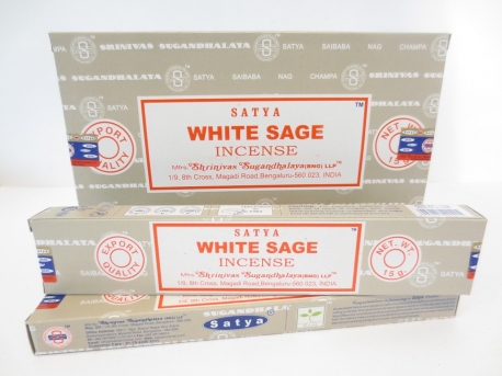 Wierook Satya White Sage Incense (10 stokjes)
